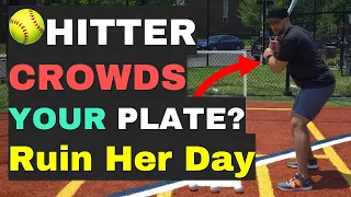 [Fastpitch Tips] Pitching to a Hitter Who Crowds the Plate