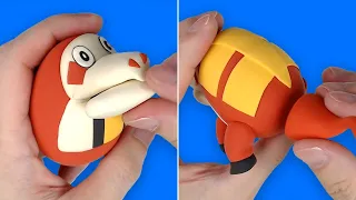 Pokémon Crocalor clay art [Pokémon Scarlet & Violet]