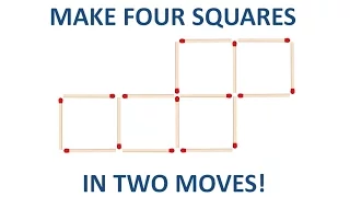 How to Make Four Squares in Two Moves