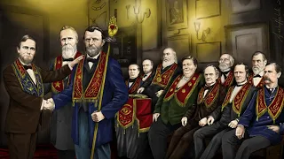 Famous American Odd Fellows of the mid 1800s Digital Painting Time Lapse on Using Procreate