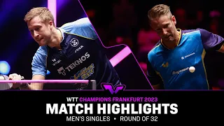 Mattias Falck vs Ruwen Filus | MS R32 | WTT Champions Frankfurt 2023