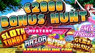 €2000 BONUS HUNT!🕺🎰