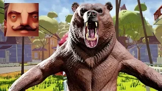 HELLO NEIGHBOR BEAR - My New Neighbor BEAR Act 1 Gameplay Walkthrough