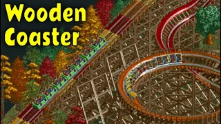 RCT2 Ride Overview - Wooden Roller Coaster