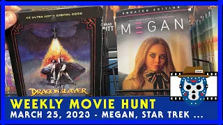 WEEKLY BLU RAY & DVD New Movie Hunt MARCH 25, 2023 - MEGAN, Star Trek, 4K Steelbooks and More