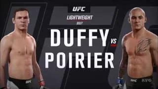 EA Sports UFC 2 - Joe Duffy vs Dustin Poirier | Gameplay (HD) [1080p60FPS]