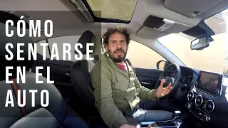 Cómo acomodar asiento y volante del auto