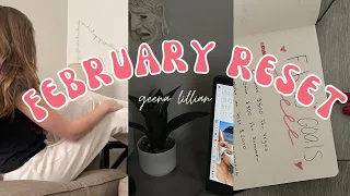 february monthly reset & plan with me 2023 | goal setting, monthly reflection, financial planning