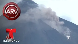 Nuevo deslave del volcán de Fuego provoca evacuaciones | Al Rojo Vivo | Telemundo