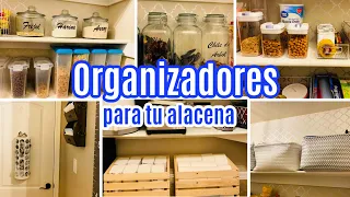 Ideas para organizar tu COCINA-ALACENA. ORGANIZADORES para tu pantry. Pantry organization.