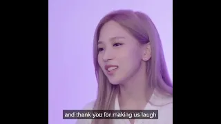 Mina's heart full message to Sana Unnie...