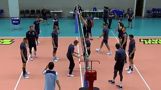 Volleyball. Block. Training. Team Zenit St. Petersburg #2