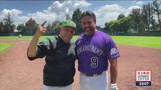 López Obrador juega béisbol con leyendas mexicanas | Adrenalina