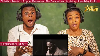 CHRISTIANS REACTS TO Prophet Muhammad The Greatest man in History  Speech by Shaikh Khalid Yasin