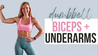 30 Min Biceps and Triceps Workout at Home with Dumbbells || Tone & Strengthen Your Underarms