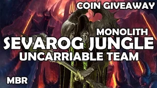 Uncarriable Team | Challenger Sevarog Monolith Jungle Gameplay | Paragon Coin GiveAway