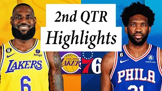 Philadelphia 76ers vs. Los Angeles Lakers Full Game 2nd QTR | Jan 15 | 2022-2023 NBA Season