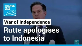 Dutch PM Rutte apologises for violence in Indonesian War of Independence • FRANCE 24 English