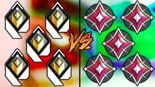 5 Radiant VS 5 Immortal's - Is there a Difference? // REMATCH!
