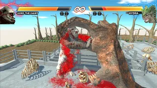 GORO VS HYDRA Mortal kombat style with menu - Animal Revolt battle Simulator