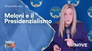 Crozza Meloni sulla riforma Costituzionale "Oggi voglio parlarvi di Presidenzialismo!"