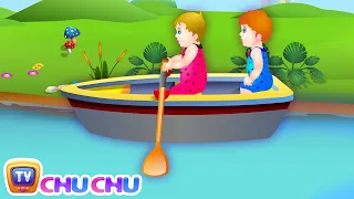 Row Row Row Your Boat Nursery Rhyme with Lyrics - Lullaby Songs for Babies by ChuChuTV