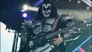 Kiss live Dalhalla, Rättvik 13/7-23. Bass solo + God of thunder