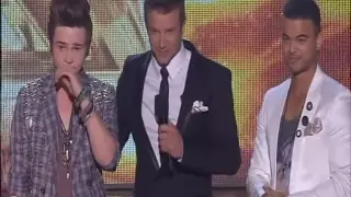 Reece Mastin Wins The  X Factor Australia 2011 Announcement  And Sings