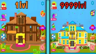 Idle Home Makeover! MAX LEVEL HOME MAKEOVER EVOLUTION! 9999+ Level Idle Home Makeover! #1