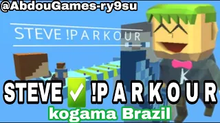 kogama Brazil | STEVE ✅ !P A R K O U R - Speedrun