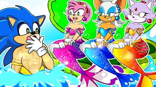 Who is Sonic's Mermaid Girlfriend? - Don't Choose Wrong Challenge | Sonic the Hedgehog 3 Animation