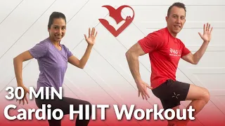 30 Min Cardio HIIT Workout for Fat Loss at Home - 30 Minute No Repeat Full Body HIIT Cardio Workout