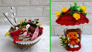 2 Economical Easter/Spring Craft made with waste materials |DIY Low budget Easter décor idea(Part19)