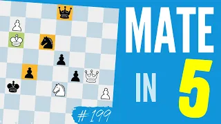 Let's Calculate This Mate in 5! Chess Lesson # 199