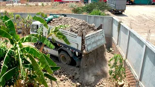 Best Processing Dozer D20P Using Cutting Slopes And Leveling Land Fill Up Small Projects