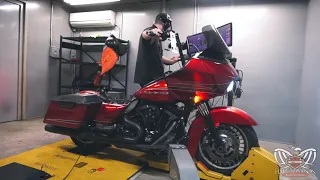 2013 Harley-Davidson Road Glide Ultra DYNO | Stage II + 585 cam + Brocks Exhaust Sound