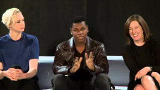 Star Wars The Force Awakens Press Conference - Harrison Ford, John Boyega, Gwendoline Christie-4