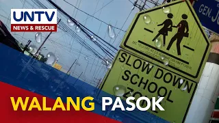 Ilang LGU sa Luzon, nagdeklara ng walang pasok ngayong araw, July 25