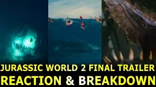 Jurassic World 2 Fallen Kingdom Final Trailer Reaction & Breakdown