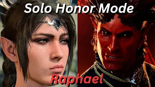 No Gear Solo Honour Mode - Raphael | Baldur's Gate 3