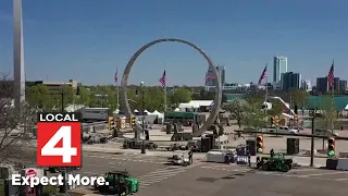 'NFL Draft Experience' takes shape in downtown Detroit