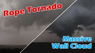 Rope Tornado/Ominous Wall Cloud in Iowa - 4/19/23