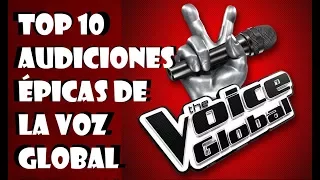 Top 10 audiciones épicas de la voz global!!