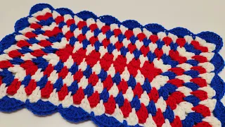 One Of The EASIEST Crochet Scrap Blankets EVER