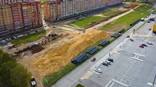 Строительство рекреационной зоны по ул. Чернякова между пгт Медведево и г. Йошкар-Ола | Май 2022 г.