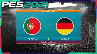 PES 2021 | Portugal vs. Germany | EURO 2020 | at Allianz Arena (Full Gameplay)