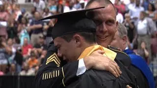 Watch: Grad gets major surprise from Army dad!