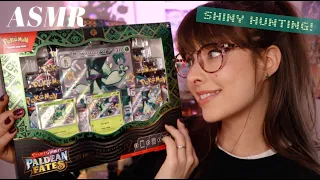 ASMR 🍃A Relaxing Pokemon TCG Card Opening!🍃 Shiny Meowscarada Collection Whispered Unboxing!