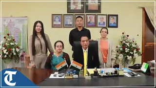 ZPM leader Lalduhoma assumes office of Mizoram's Chief Minister in Aizawl