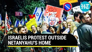 Israelis Angry At Netanyahu; Resignation Demand In Protest At PM's Home Over Hamas Hostage Situation